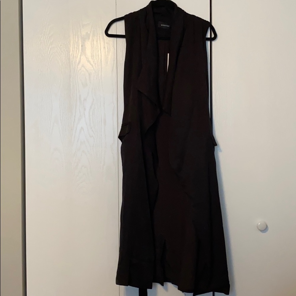 Black Duster Vest